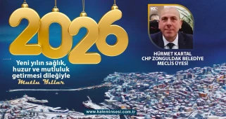 Hürmet Kartal yeni yılı kutladı