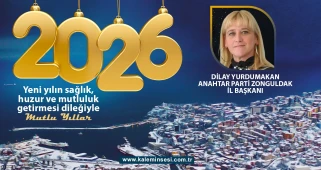Dilay Yurdumakan yeni yılı kutladı