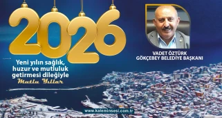 Vedat Öztürk yeni yılı kutladı