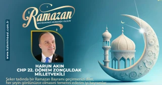Harun Akın Ramazan bayramını kutladı