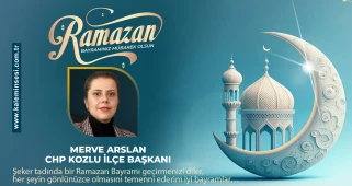 Merve Arslan Ramazan bayramını kutladı