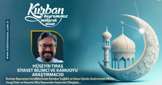 Hüseyin Tıraş Kurban bayramını kutladı