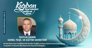 Tayfun Demir Kurban bayramını kutladı