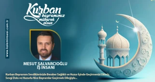 Mesut Şalvarcıoğlu Kurban bayramını kutladı