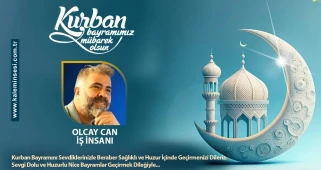 Olcay Can Kurban bayramını kutladı