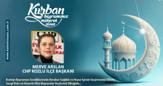 Merve Arslan Kurban bayramını kutladı