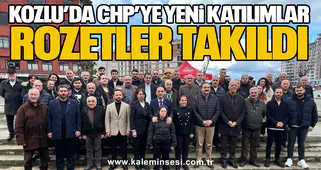 Kozlu’da CHP’ye Yeni Katılımlar: Rozetler Takıldı