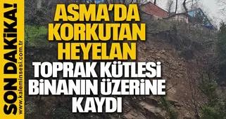 Zonguldak’ta Heyelan Paniği: Toprak Kütlesi Binanın Üzerine Kaydı