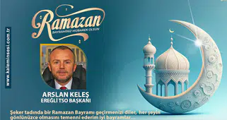 Arslan Keleş Ramazan bayramını kutladı