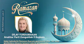 Dilay Yurdumakan Ramazan bayramını kutladı