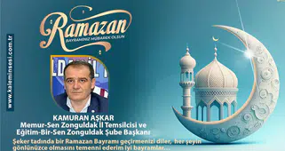 Kamuran Aşkar Ramazan bayramını kutladı