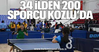34 ilden 200 sporcu Kozlu’da