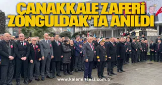 Çanakkale Zaferi Zonguldak’ta Anıldı