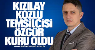 Kızılay Kozlu Temsilcisi Özgür Kuru oldu