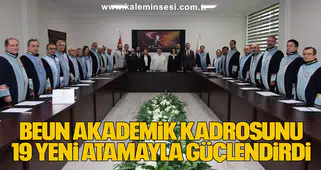 BEÜ, 19 yeni akademisyeniyle bilimsel kadrosunu güçlendirdi