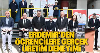 Mesleki Eğitimde Dönüşüm: Erdemir’den Öğrencilere Gerçek Üretim Deneyimi