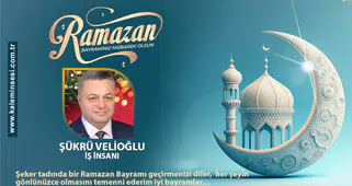 Şükrü Velioğlu Ramazan bayramını kutladı