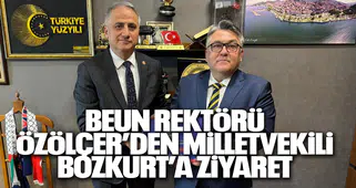 BEUN Rektörü Özölçer’den Milletvekili Bozkurt’a Ziyaret