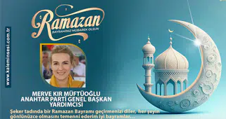 Merve Kır Müftüoğlu Ramazan bayramını kutladı