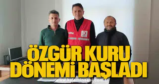 Kozlu'da Türk Kızılay Başkanlığı'na Özgür Kuru atandı...