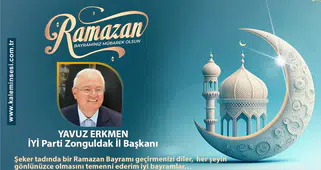 Yavuz Erkmen Ramazan bayramını kutladı