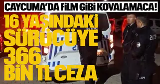 Çaycuma’da Film Gibi Kovalamaca! 16 Yaşındaki Sürücüye 366 Bin TL Ceza
