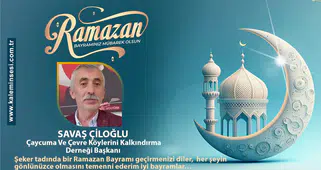 Savaş Çiloğlu Ramazan bayramını kutladı