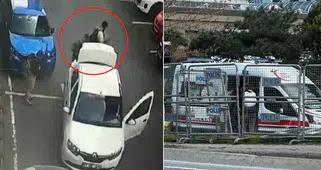 Teröristlerin saldırı öncesi hazırlığı kamerada