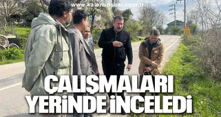 Devrek Belediyesi Çalışmaları Yerinde İnceledi