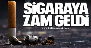 Sigaraya zam geldi