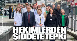 Zonguldak’ta Hekimlerden Şiddete Tepki