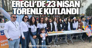 Ereğli’de 23 Nisan törenle kutlandı