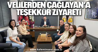 Velilerden Çağlayan’a Teşekkür Ziyareti