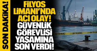 Filyos Limanı’nda Acı Olay:  Güvenlik Görevlisi Yaşamına son verdi!