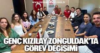 Genç Kızılay Zonguldak’ta Görev Değişimi