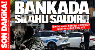 Bankada panik silahlar patladı!