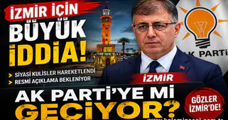 İZMİR'DE AK PARTİ BAYRAĞI DALGALANACAK