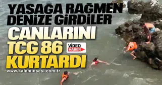 Zonguldak’ta Can Pazarı! TCG 86 Sahil Güvenlik 4 Kişiyi Kurtardı