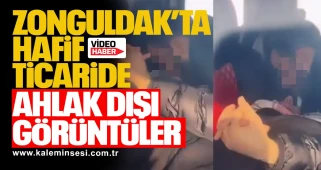 Zonguldak’ta Hafif Ticaride Ahlak Dışı Görüntüler