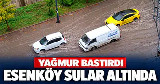 Zonguldak’ta Sağanak Hayatı Felç Etti! Araçlar Yollarda Mahsur Kaldı