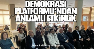 Demokrasi Platformu’ndan Anlamlı Etkinlik