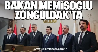 Bakan Memişoğlu Zonguldak'ta