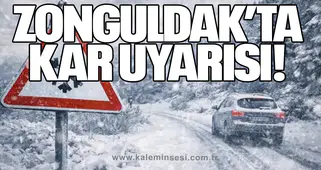 Zonguldak’ta Kar Uyarısı!