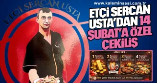 Etçi Sercan Usta’dan 14 Şubat’a Özel Çekiliş