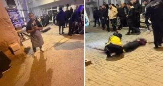 Eşini sokak ortasında öldürüp intihar etti