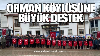 Zonguldak Orman Bölge Müdürlüğü’nden Orman Köylüsüne Büyük Destek