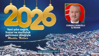 Osman Zaimoğlu yeni yılı kutladı