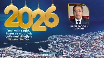 Kadir Bacıoğlu yeni yılı kutladı