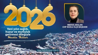 Merve Arslan yeni yılı kutladı