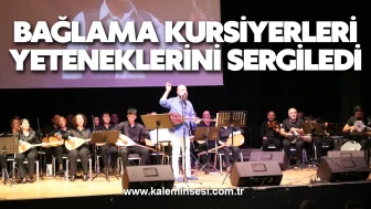Bağlama Kursiyerleri Yeteneklerini Sergiledi